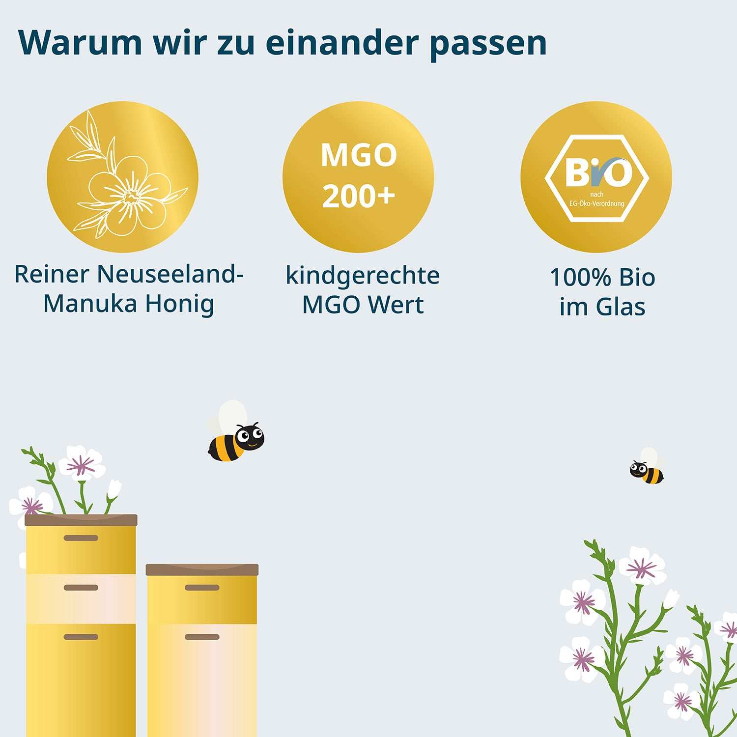 Bio - Manuka Honig für Kinder 200 MGO - Cellavent Healthcare