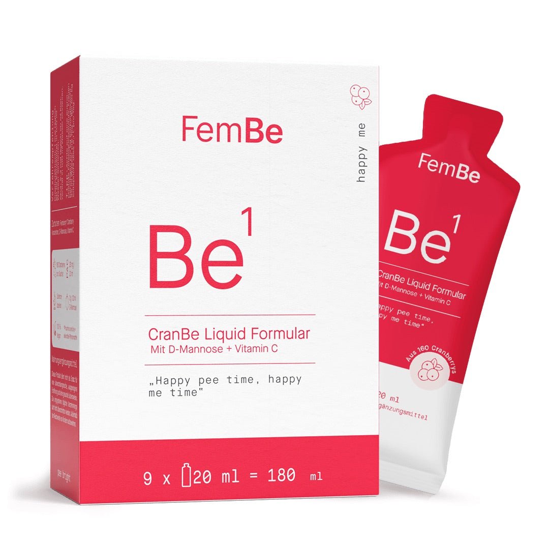Cranberry Saft Konzentrat mit D - Mannose + Vitamin C Sachets - Be1 FemBe - Cellavent Healthcare