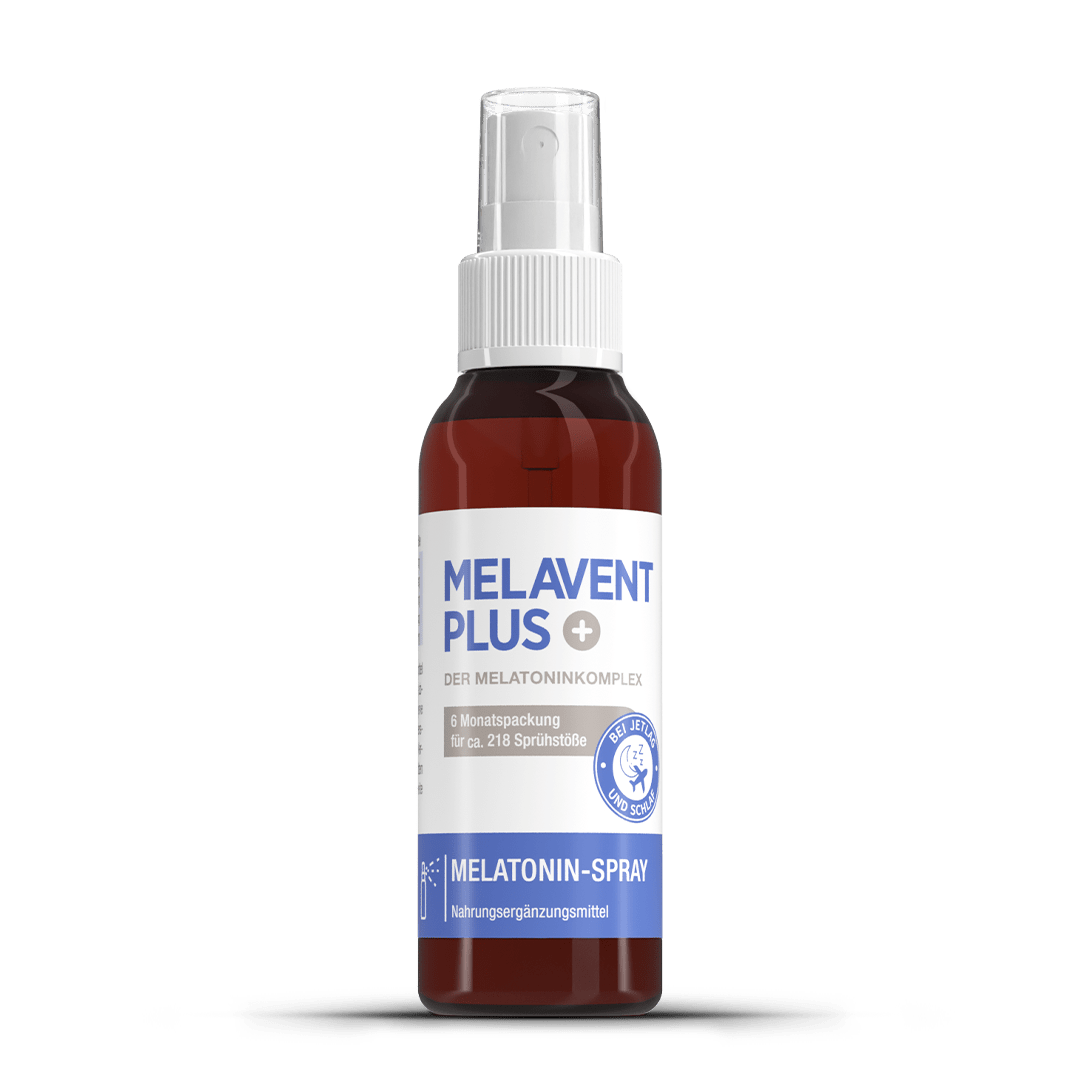 Der Melatoninkomplex - Melatonin - Spray mit Pflanzen - Extrakten - Melavent PLUS - Cellavent Healthcare