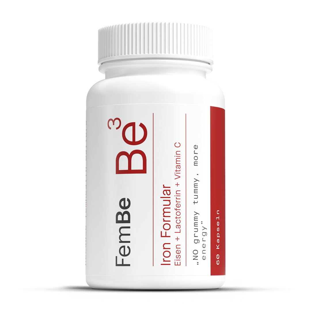 Eisentabletten: Eisen & Vitamin C Kapseln - Be3 Iron Formular - Cellavent Healthcare