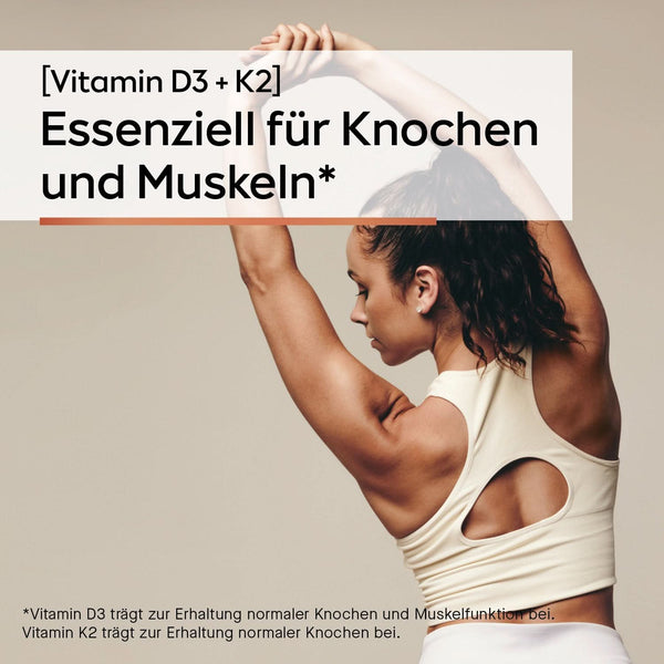 Vitamin D3 + K2 [1.000 IE + 20 μg]