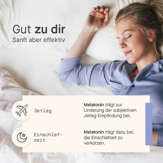 FemBe Night Formular, Melatonin Kapseln mit Zitronenmelisse für Frauen, Wirkung des Produkts