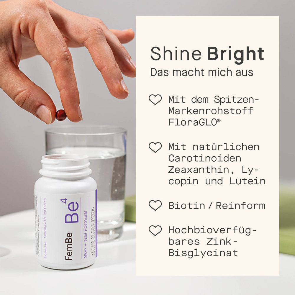 FemBe Skin + Nail Formular, Haut und Nägel Kapseln für Frauen, Vorteile des produkts