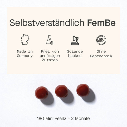 FemBe Skin + Nail Formular, Haut und Nägel Kapseln für Frauen, Markenwerte