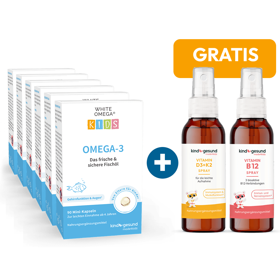 Fischöl - Kapseln für Kinder 6 Monate Angebot - Cellavent Healthcare