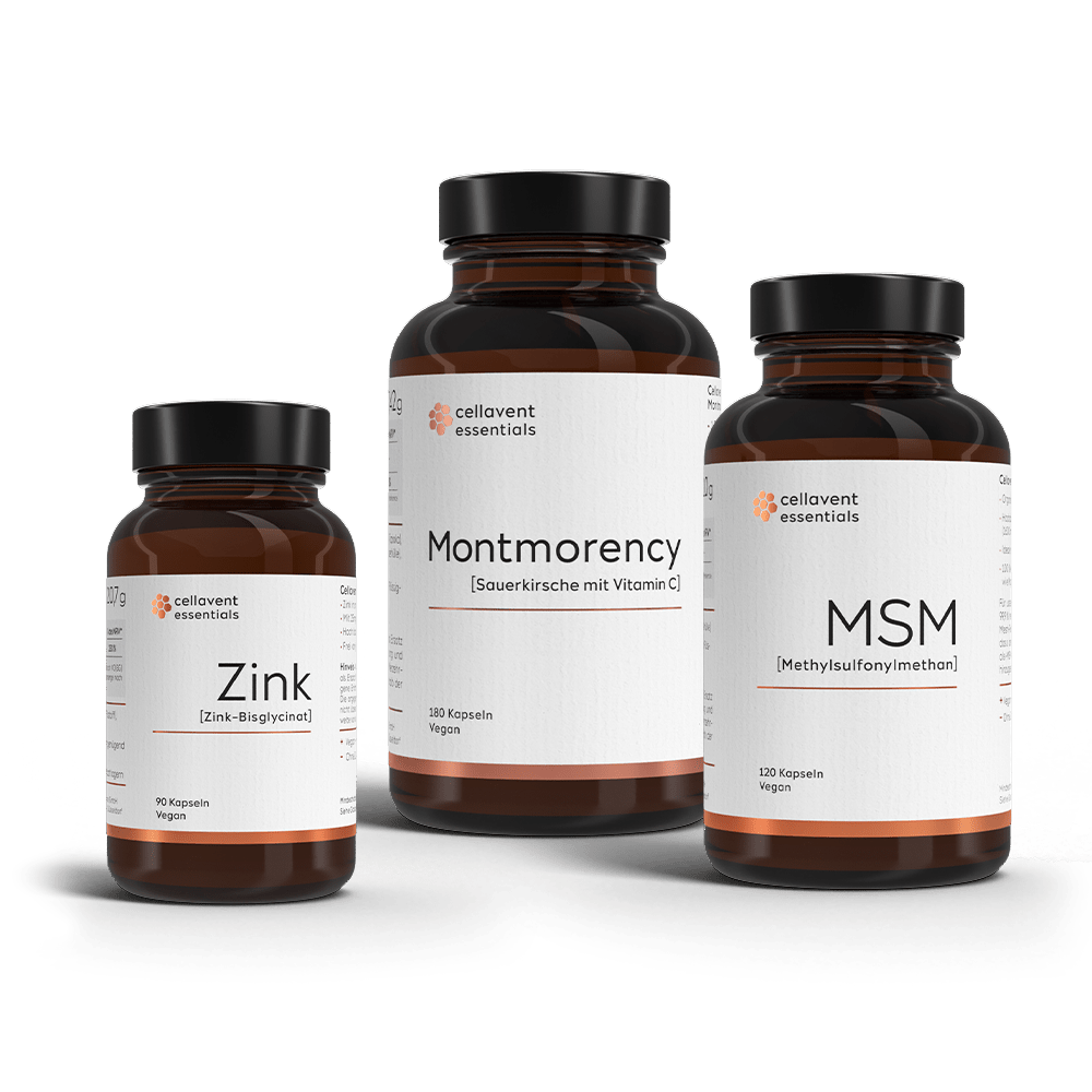 GelenkBalance Bundle - MSM, Zink & Montmorency - Kirsche - Cellavent Healthcare