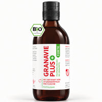 Granavie PLUS Bio-Granatapfel-Konzentrat 300 ml Flasche mit Bio-Siegel