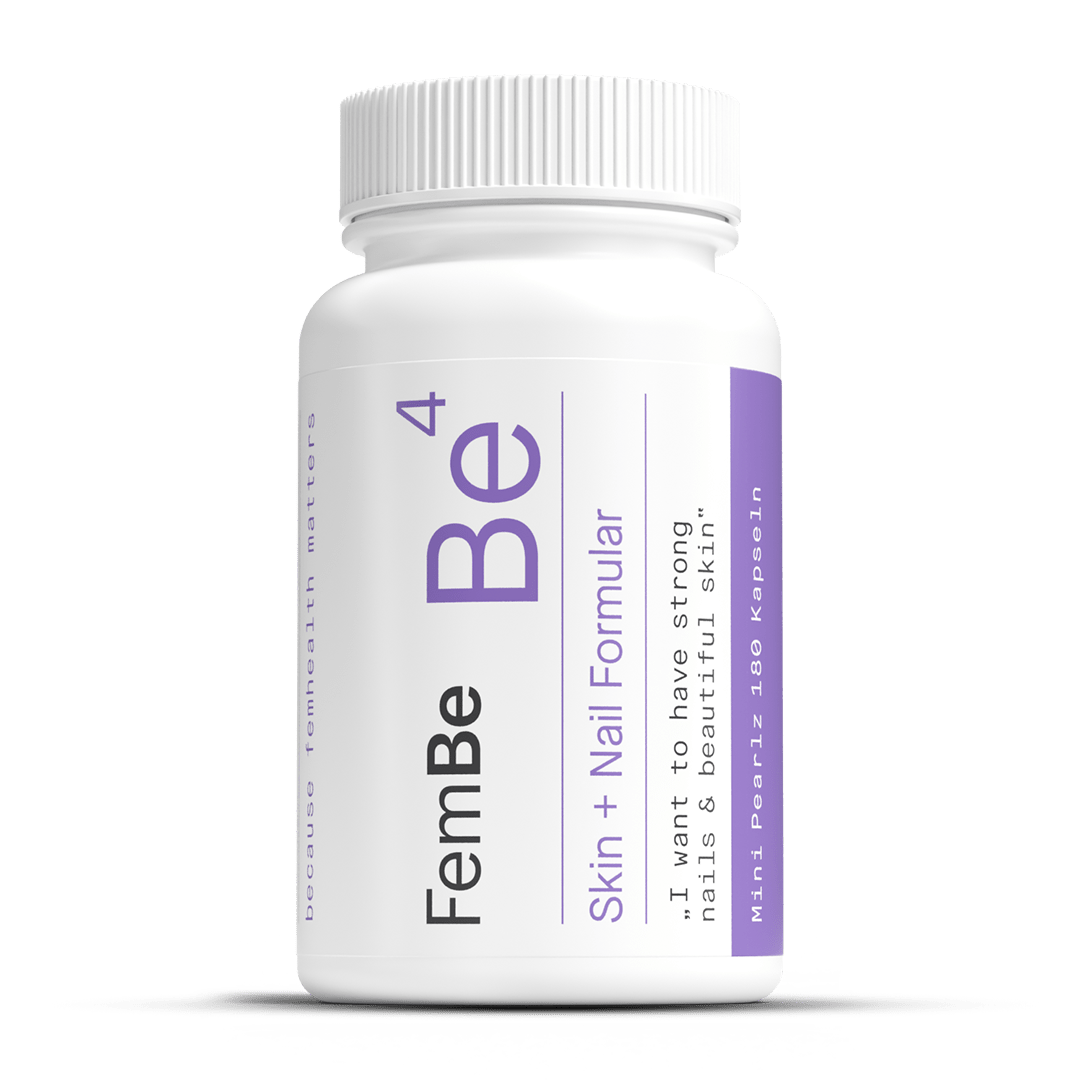 Haut & Nägel Kapseln mit Biotin, Zink & Carotinoide - Be4 FemBe - Cellavent Healthcare