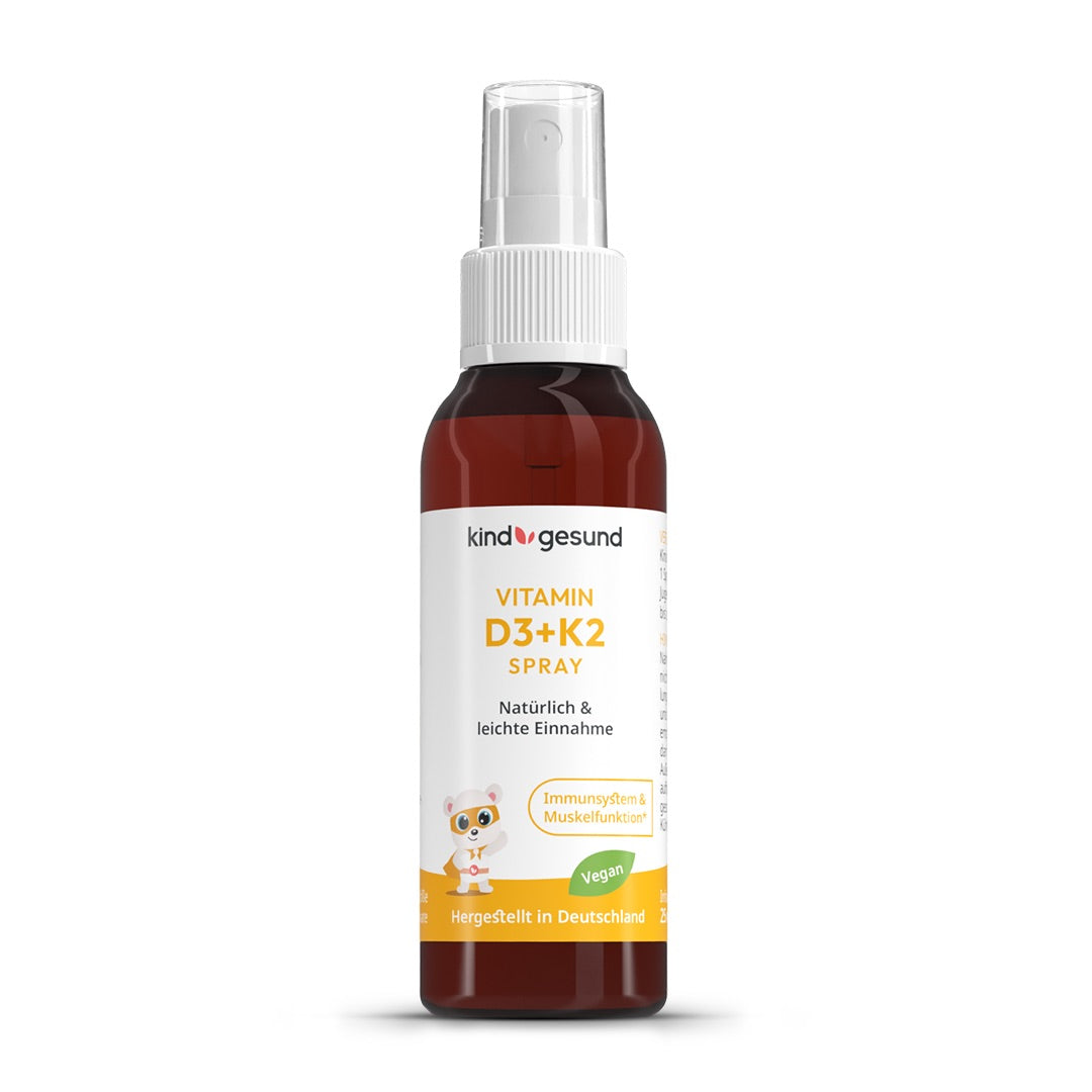 Produktbild vom Vitamin D3+K2 Spray von kindgesund