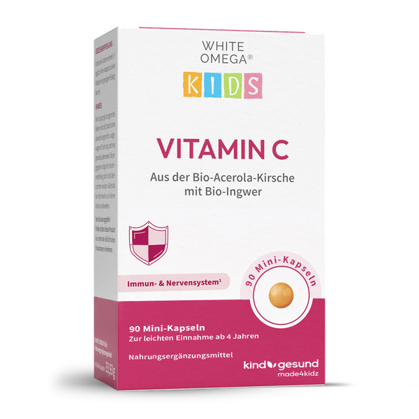 Vitamin C capsules for children - WHITE OMEGA Kids