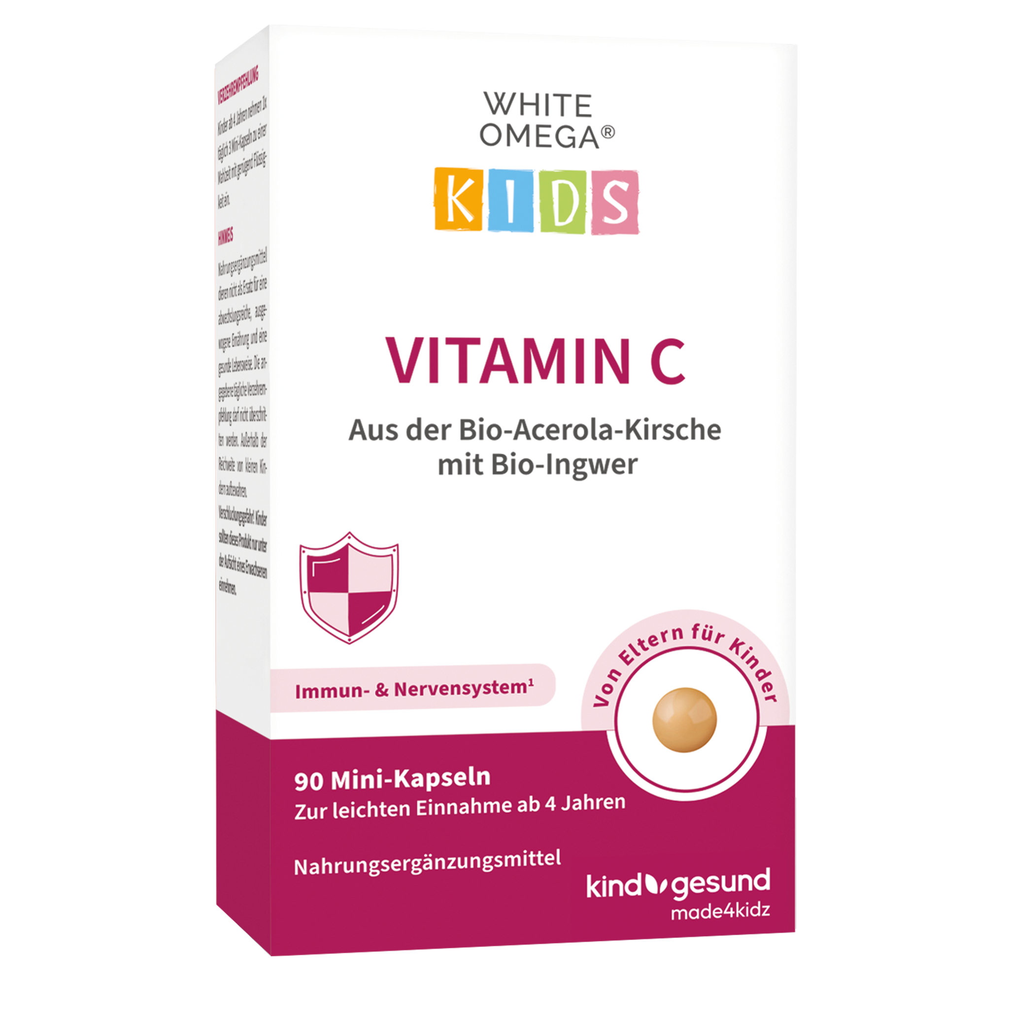 Vitamin C Kapseln für Kinder - WHITE OMEGA Kids