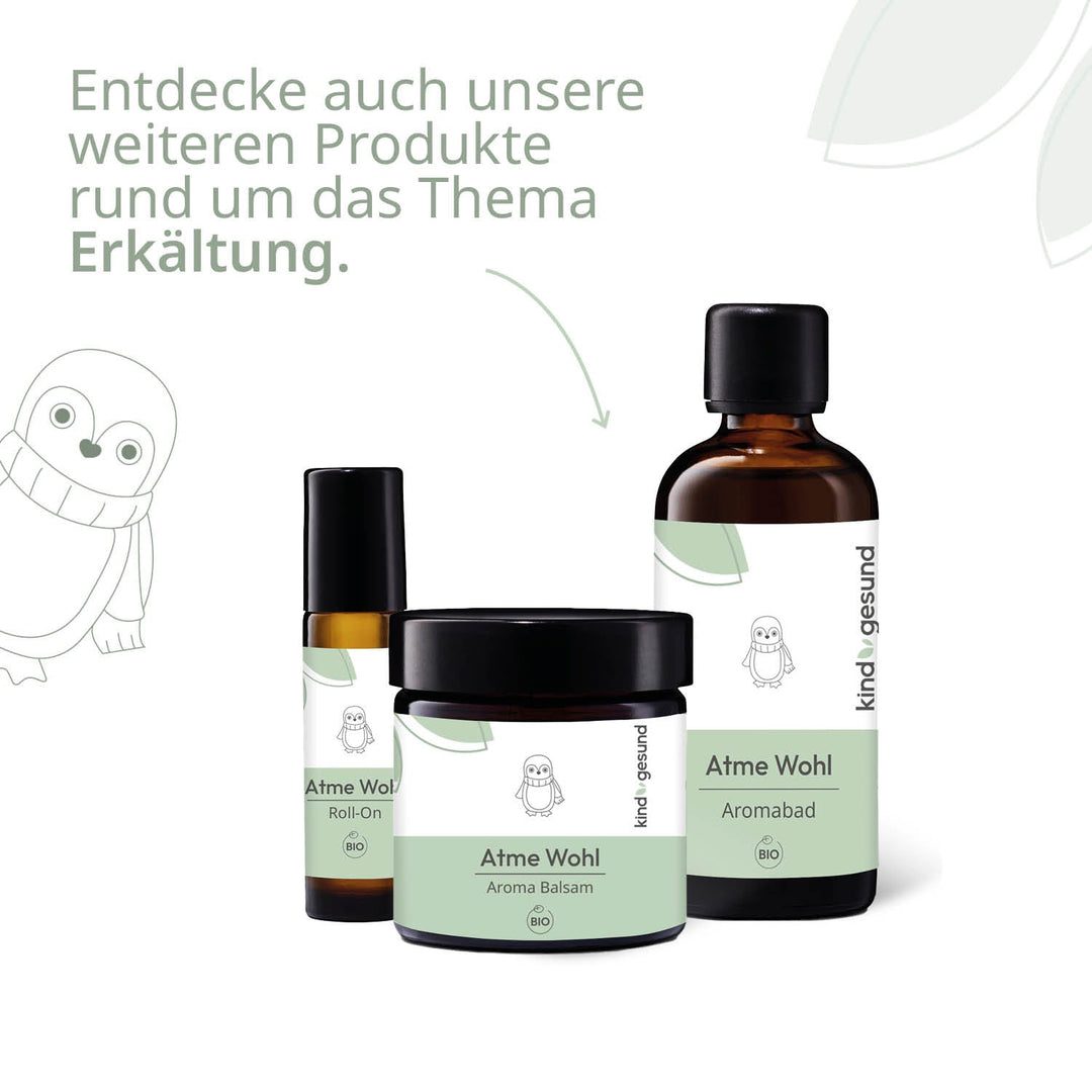 Darstellung der Aromacare-Reihe "Atme-Wohl"