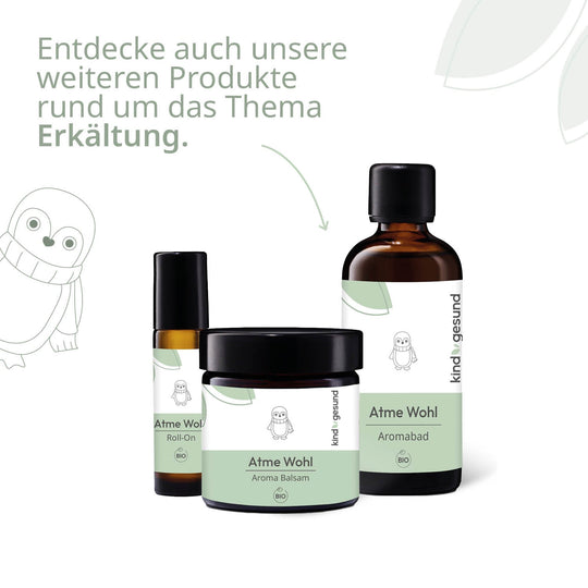 Darstellung der Aromacare-Reihe "Atme-Wohl"