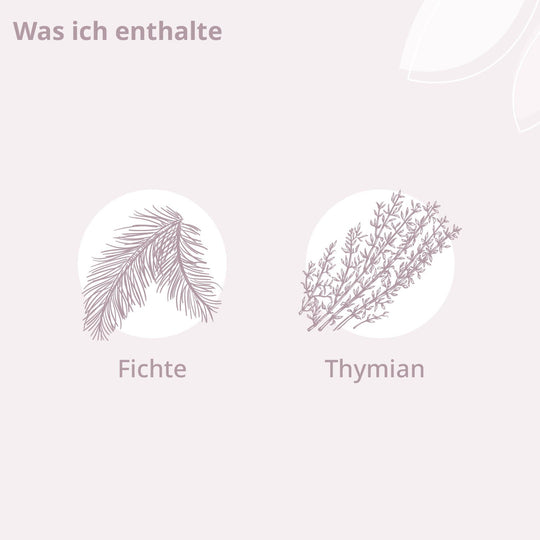 Inhaltsstoffe: Fichte und Thymian