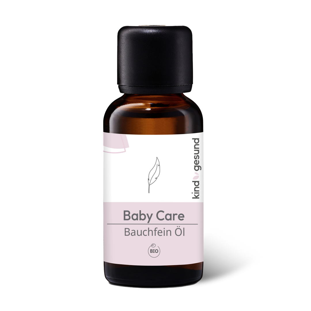 Vorderseite Bio-Baby Care Bauchfein Öl von kindgesund