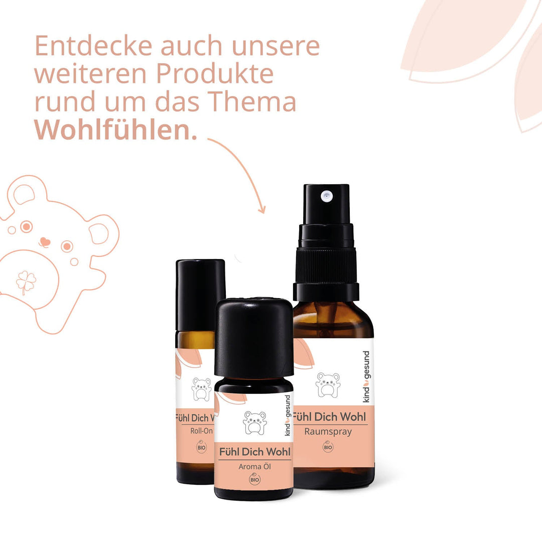 Darstellung der Aromacare-Reihe "Fühl Dich Wohl"