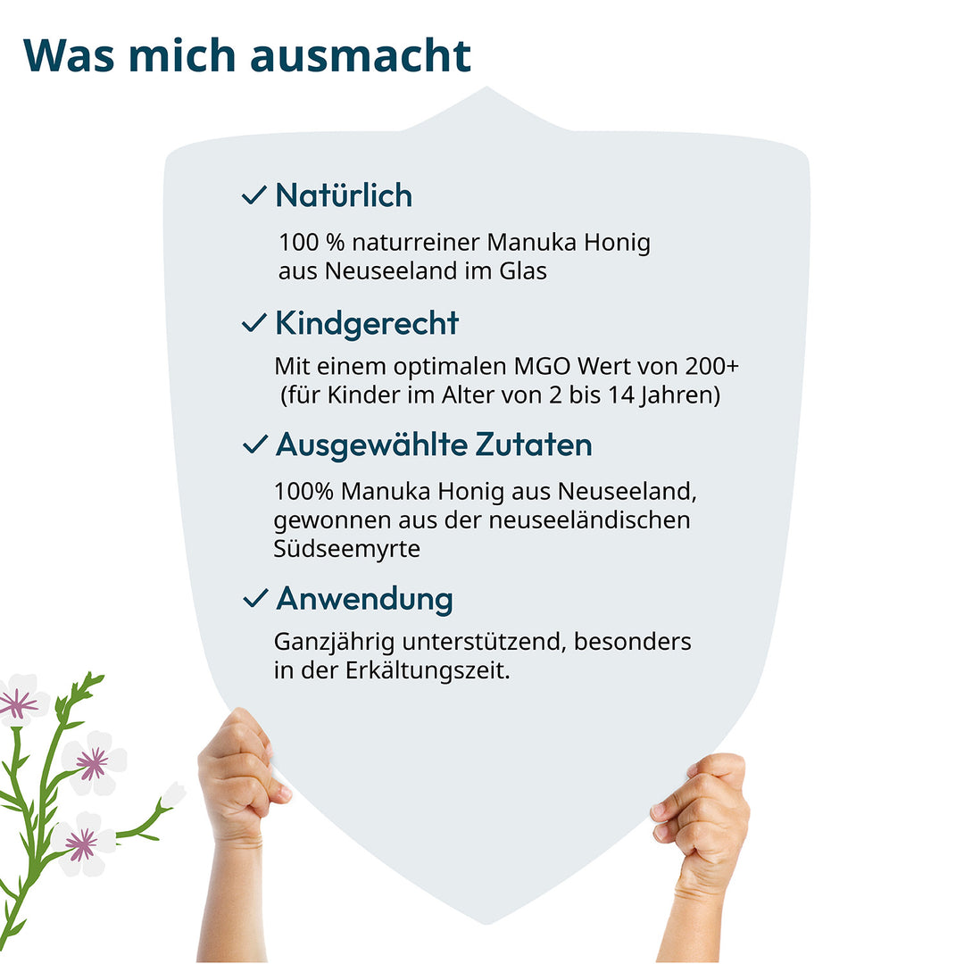 Produkteigenschaften Bio-Manuka Honig