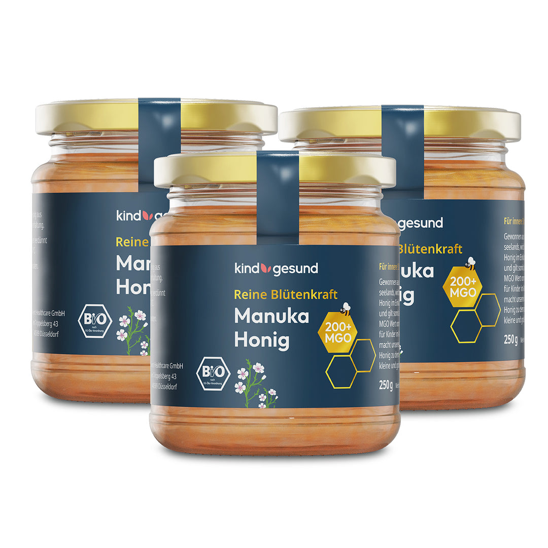 Produktbild Bio-Manuka Honig als 3 Monatspackung