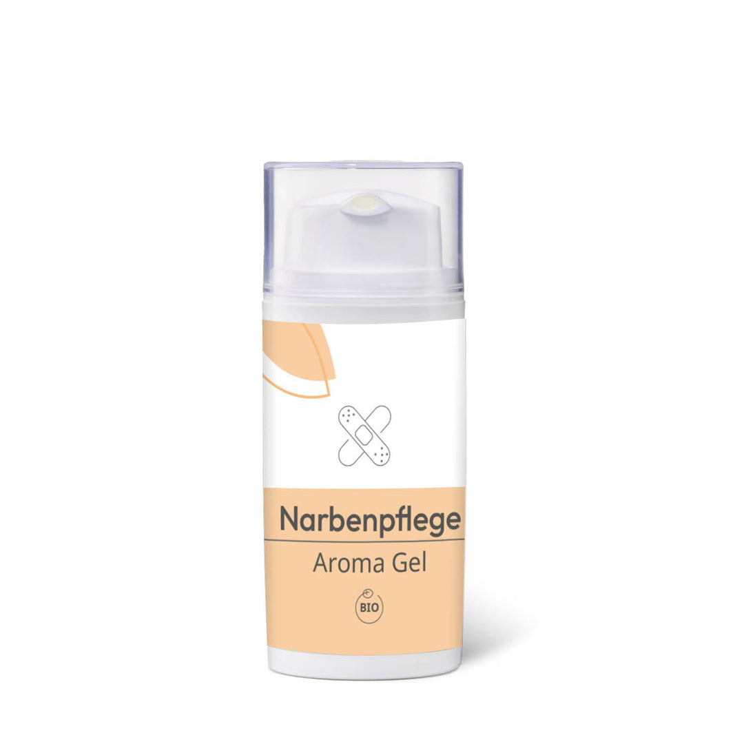 Vorderseite Bio-Narben Pflegegel Aroma Gel von kindgesund