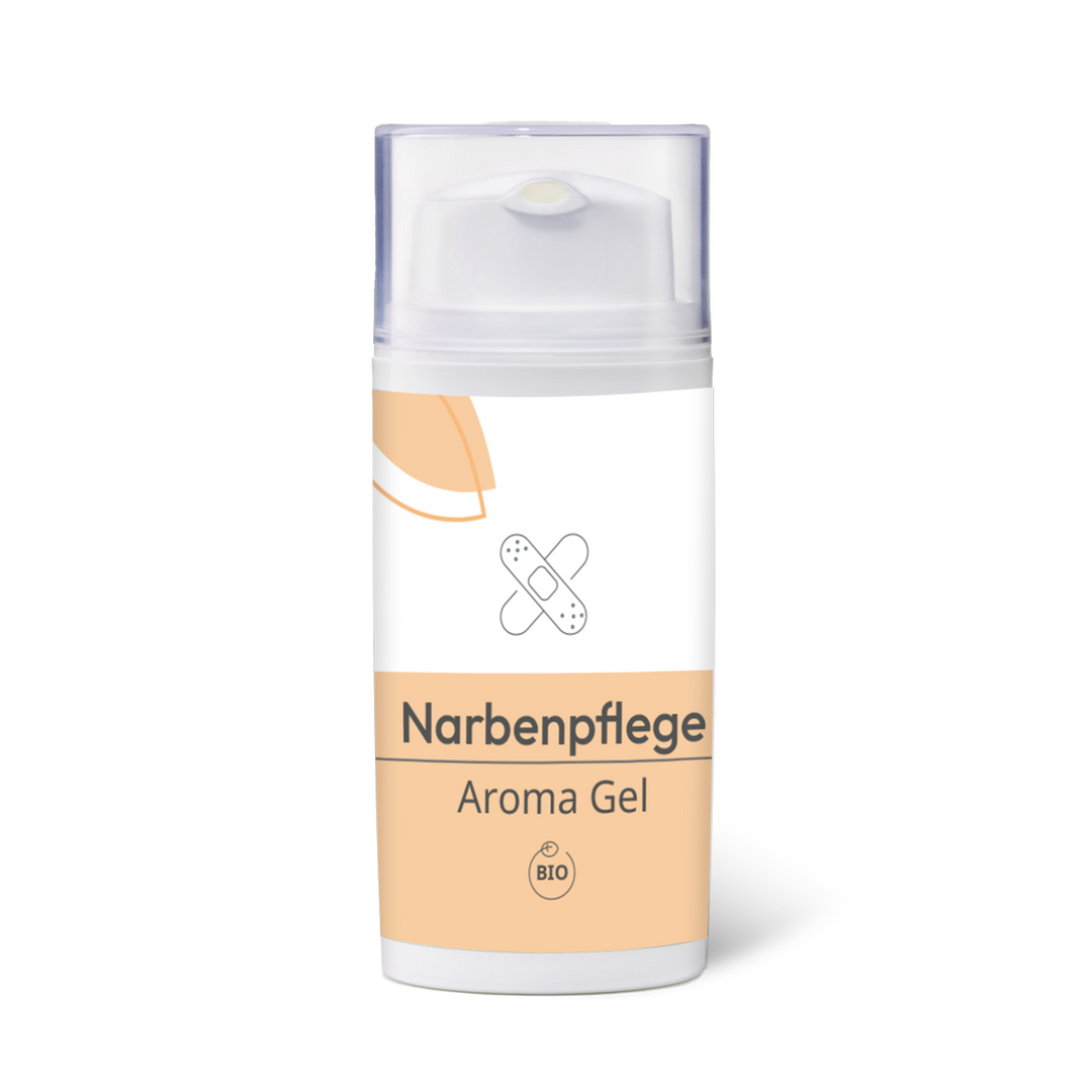 Vorderseite Bio-Narben Pflegegel Aroma Gel von kindgesund