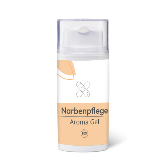 Vorderseite Bio-Narben Pflegegel Aroma Gel von kindgesund