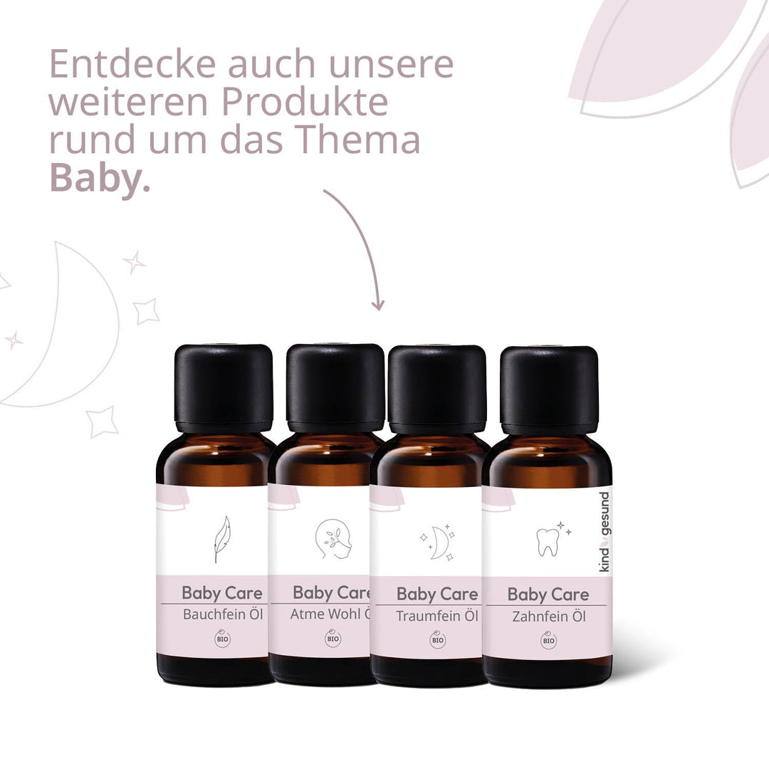 Darstellung der Aromacare-Reihe "Baby Care"