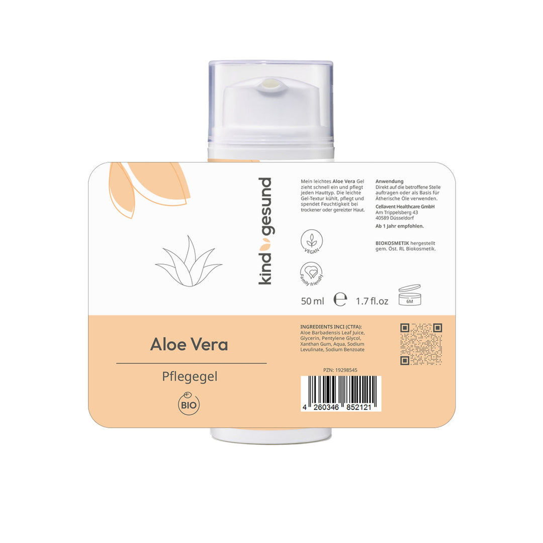 Organic Aloe Vera Care Gel - kindgesund