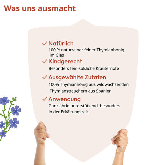 Duo-Bundle: Fenchelhonig & Thymianhonig für Kinder