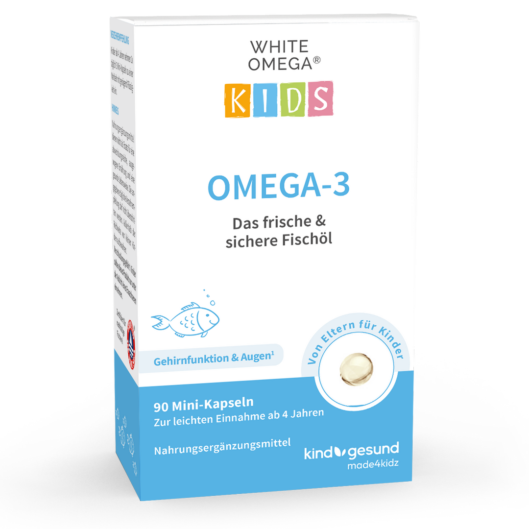 White Omega Kids Omega 3 Verpackung vorne