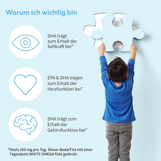 WHITE OMEGA Kids Bundle: D3+K2 und Omega-3