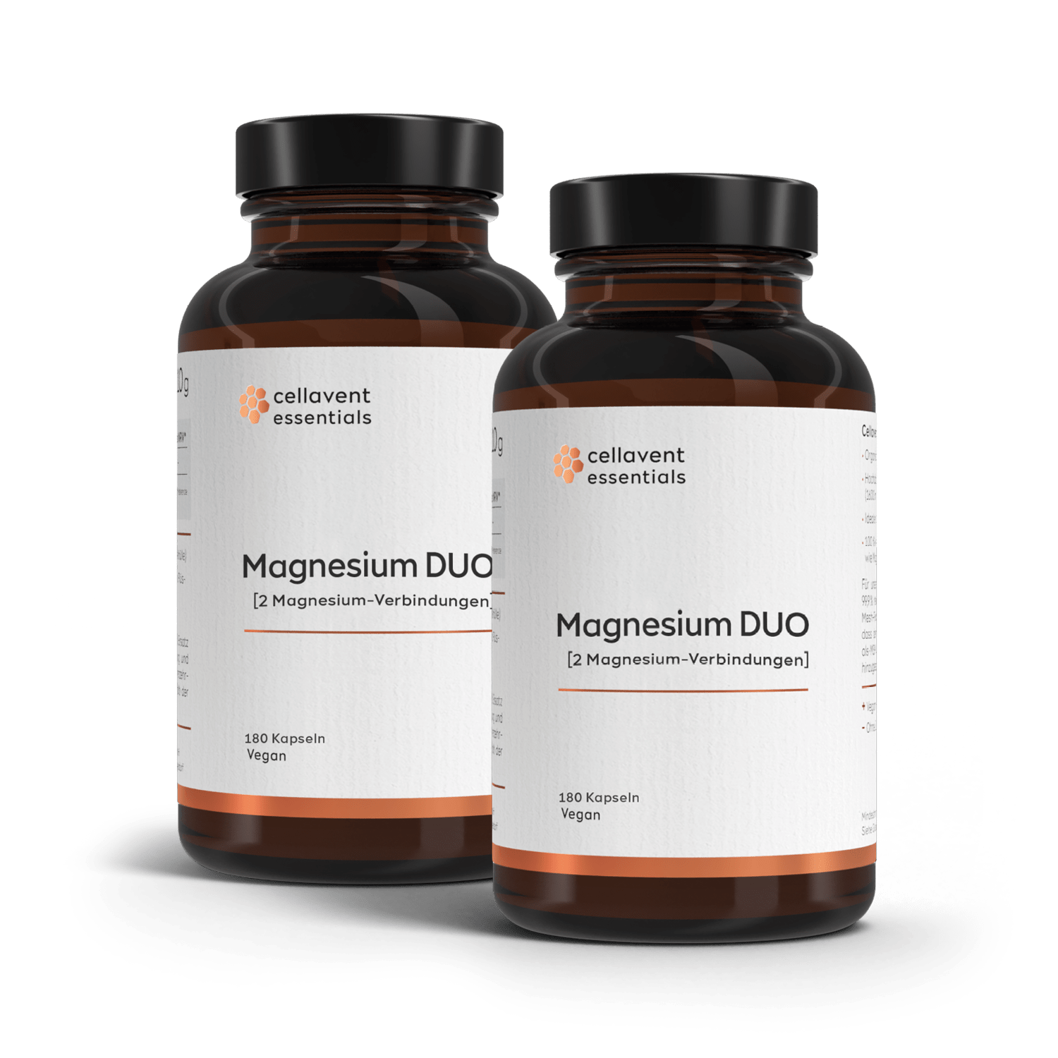 Magnesium DUO [2 Magnesium - Verbindungen] - Cellavent Healthcare