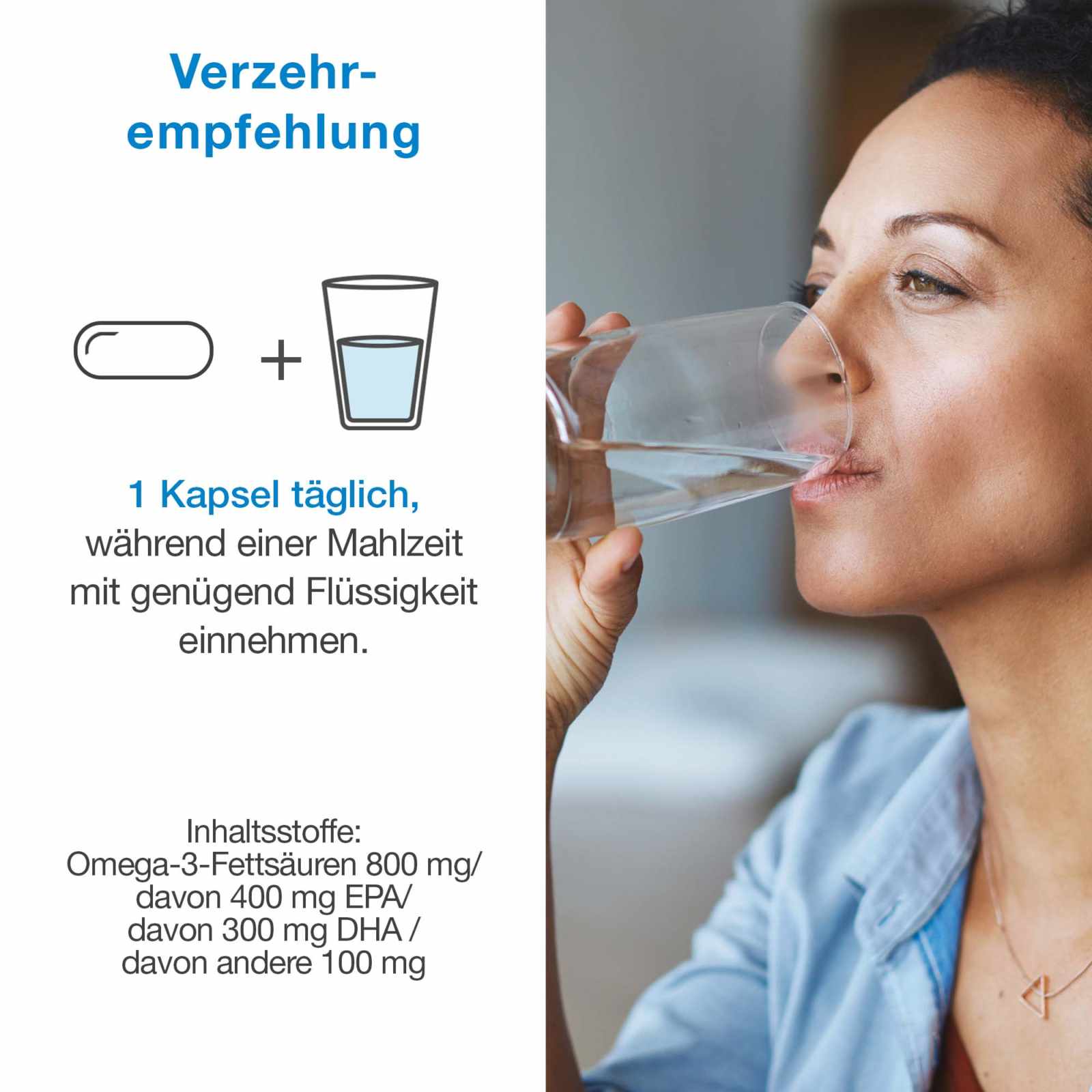 Omega - 3 Kapseln mit 800 mg – WHITE OMEGA PLUS - Cellavent Healthcare
