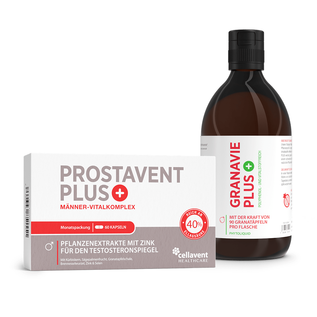 PLUS - Bundle: Granavie PLUS und Prostavent PLUS - Cellavent Healthcare