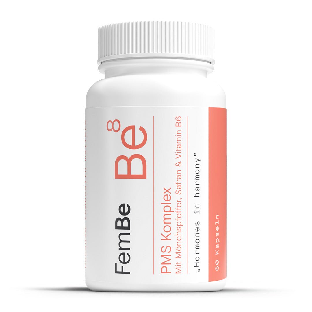 PMS Kapseln mit Mönchspfeffer, Safran & Ingwer - Be8 FemBe - Cellavent Healthcare