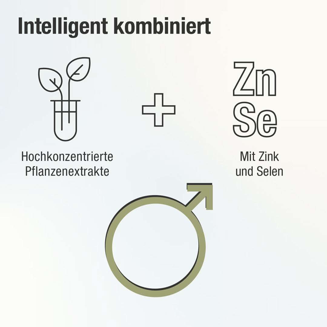 Prostavent PLUS - Nahrungsergänzungsmittel mit Pflanzenextrakten, Zink und Selen