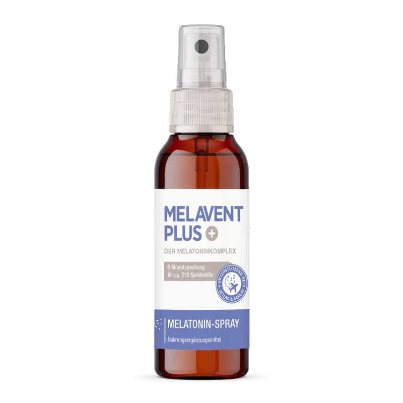 Melavent PLUS - Das Melatonin-Spray für erholsamen Schlaf und Anpassung an Zeitzonen