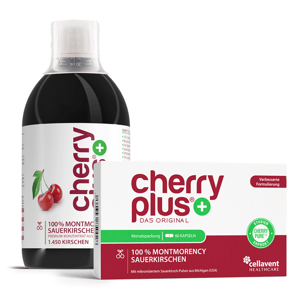 Sparpaket - Cherry PLUS Kapseln & Konzentrat Bundle - Cellavent Healthcare