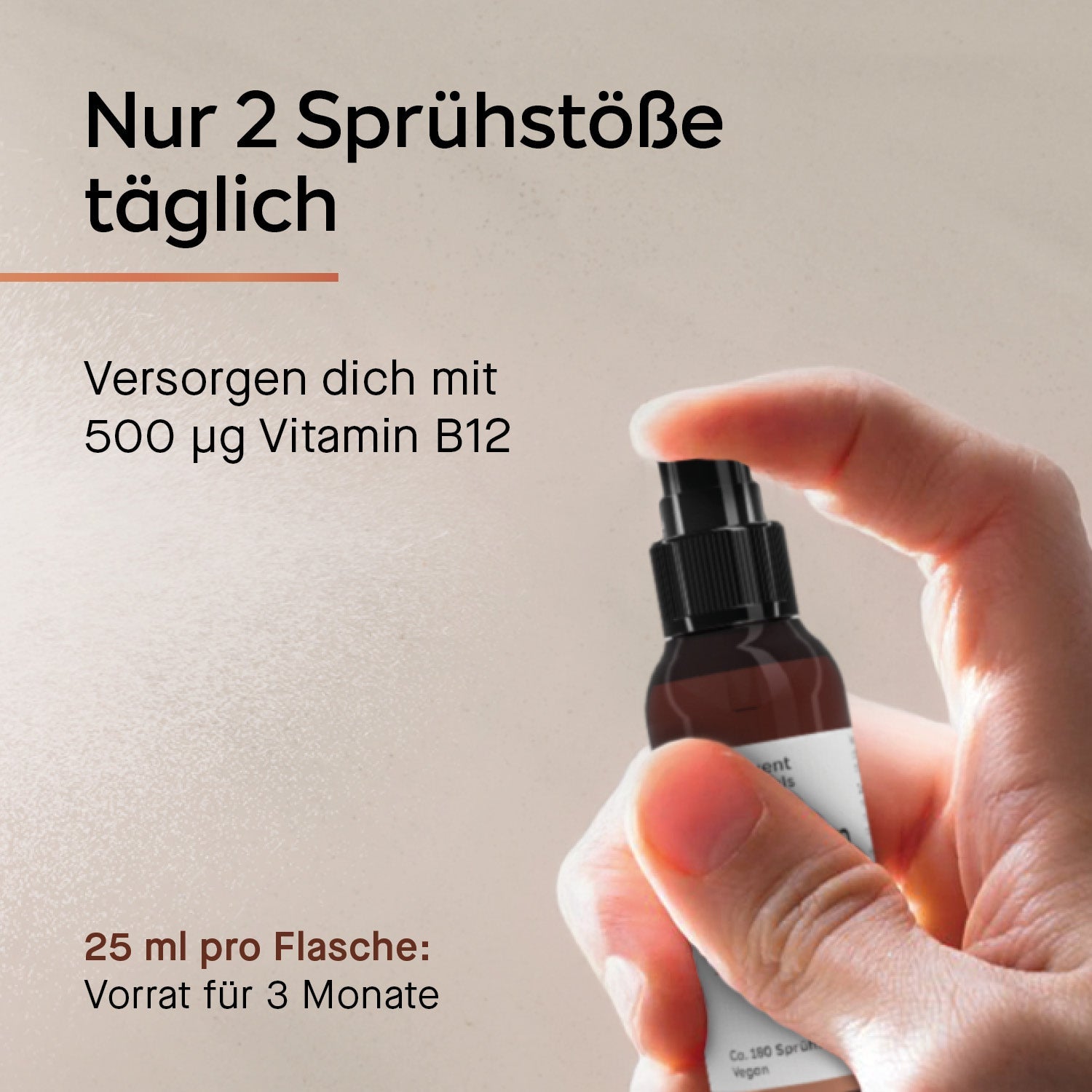 Vitamin B12 Spray [3 bioaktive Verbindungen] - Cellavent Healthcare