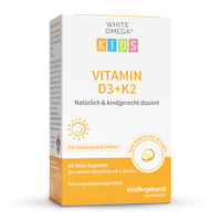 Vitamin D3+K2 für Kinder mit Omega - 3 - WHITE OMEGA® Kids - Cellavent Healthcare