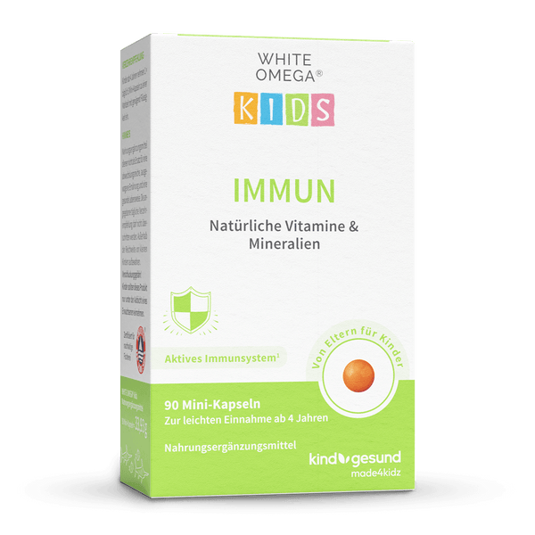 Vitamine für Kinder Immunsystem - WHITE OMEGA® Kids Immun - Cellavent Healthcare