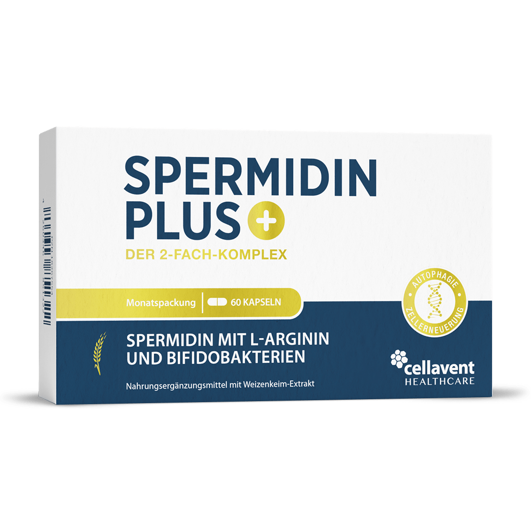 Weizenkeimextrakt - Kapseln mit 2 - fach Komplex - Spermidin PLUS - Cellavent Healthcare