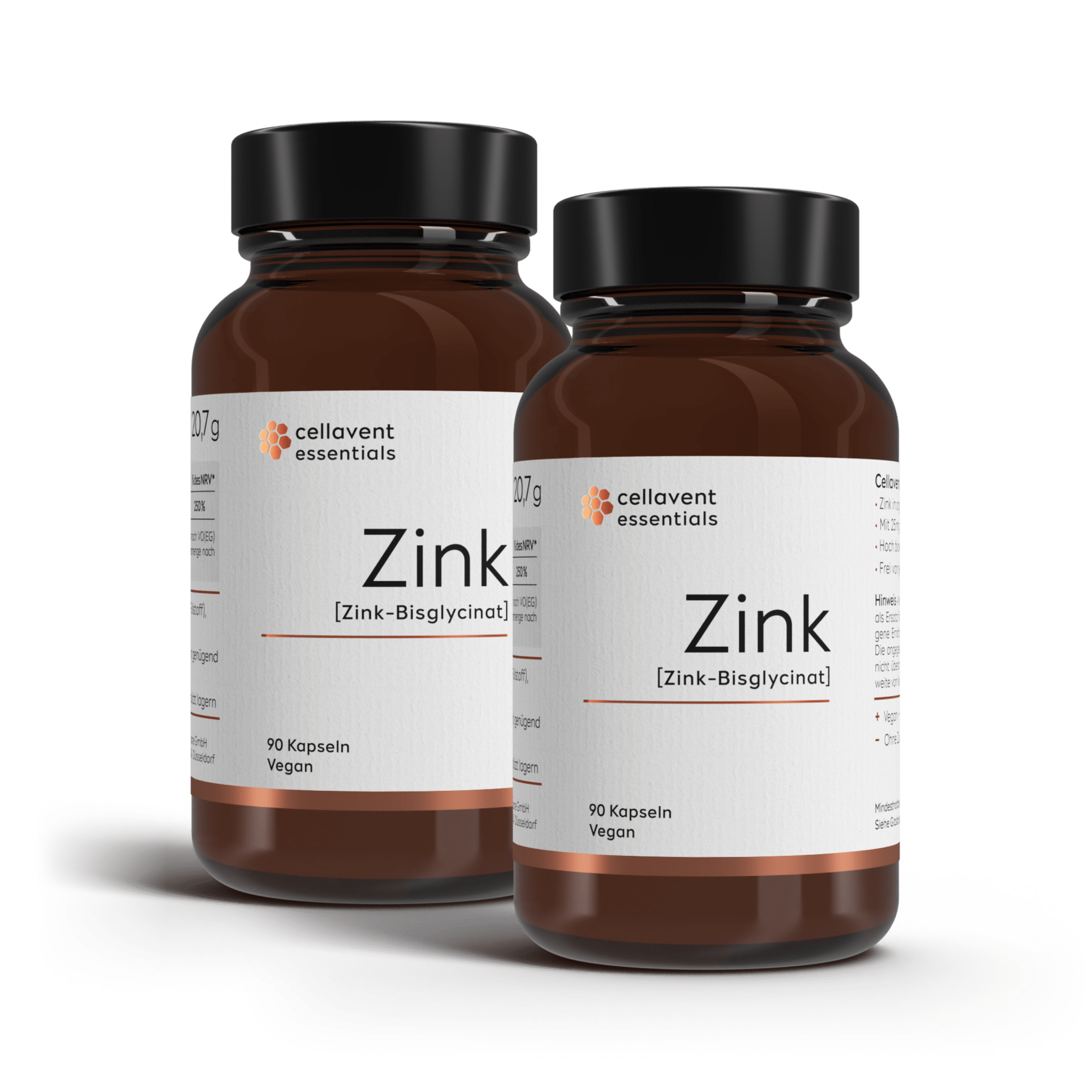 Zink Kapseln [Zink - Bisglycinat] - Cellavent Healthcare