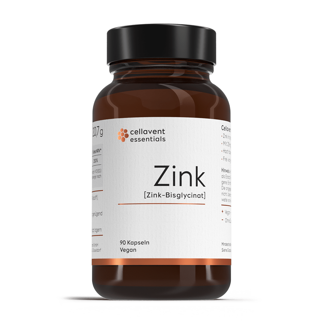 Zink Kapseln [Zink - Bisglycinat] - Cellavent Healthcare