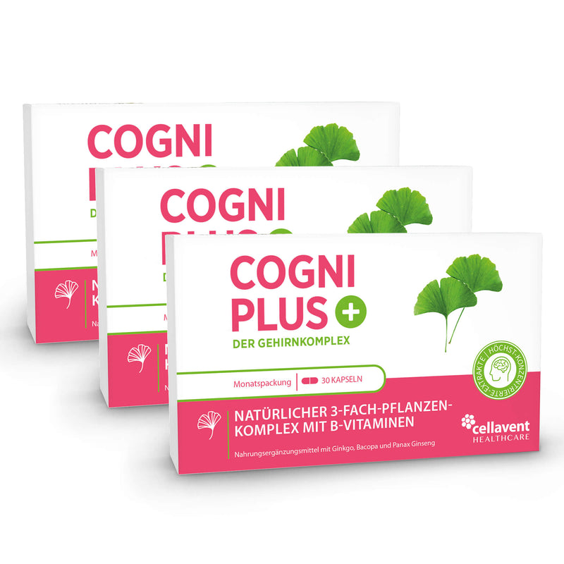 Cogni Plus Produktverpackung 3 er Monatsverpackung