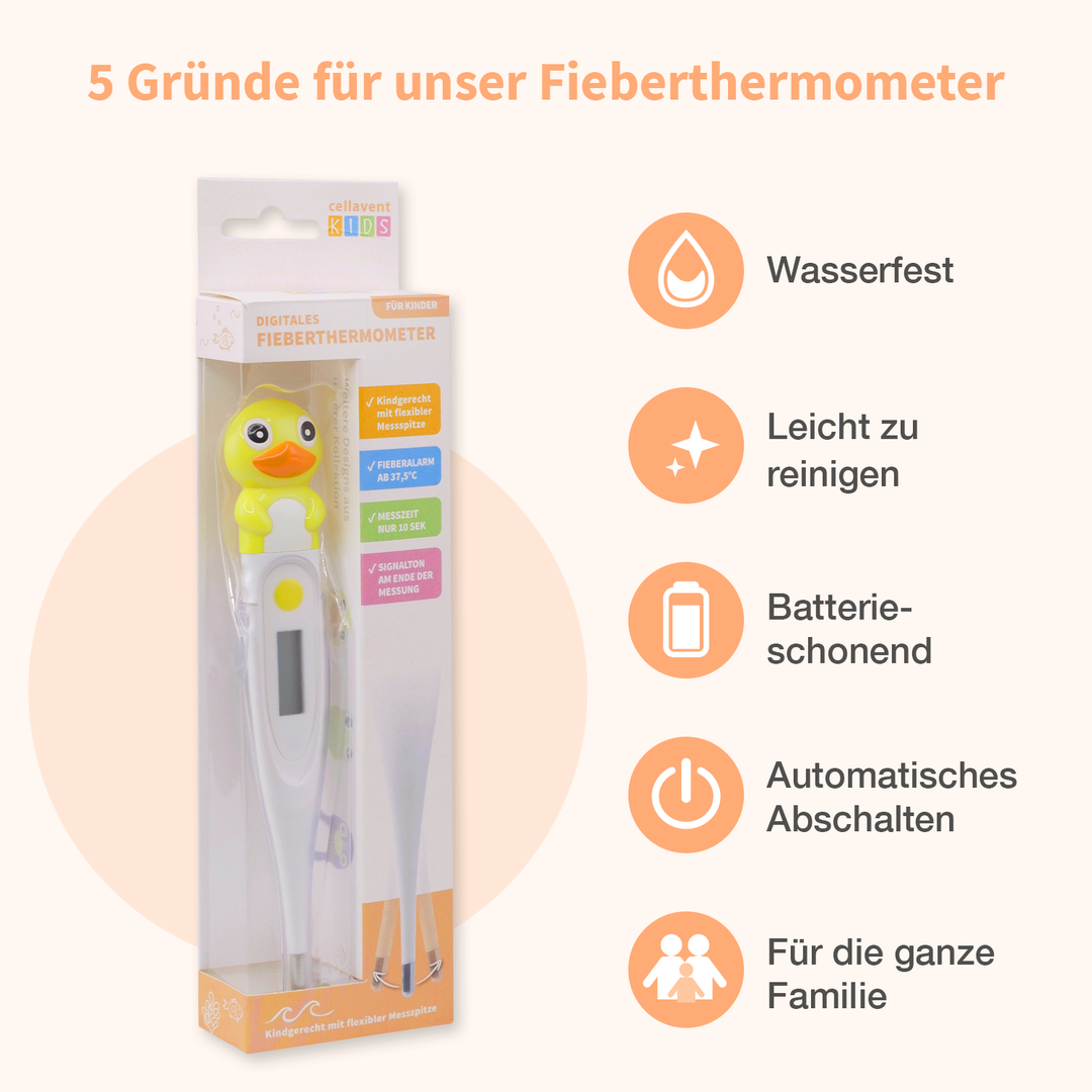 Digital clinical thermometer for children - kindgesund