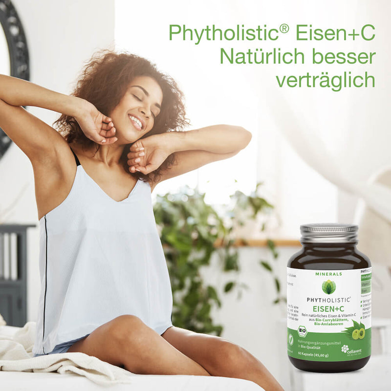 BIO Eisen Kapseln + Vitamin C - Phytholistic Eisen