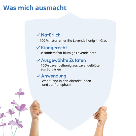 Bio-Lavendelhonig für Kinder - kindgesund® - kindgesund - Natürliche und gesunde Produkte für Kinder