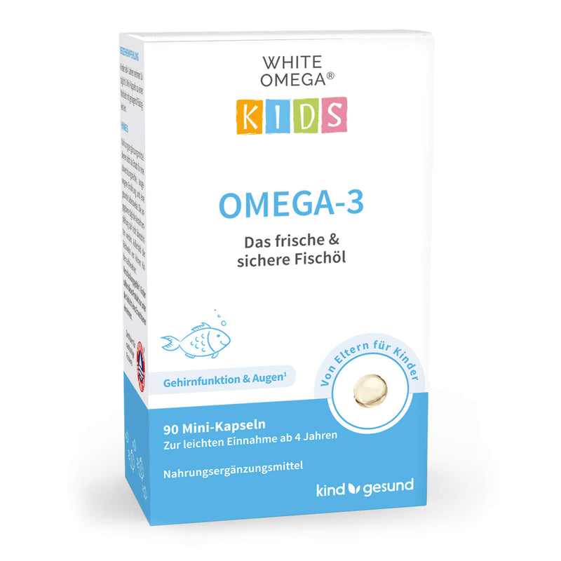 White Omega Kids Omega 3 Verpackung vorne