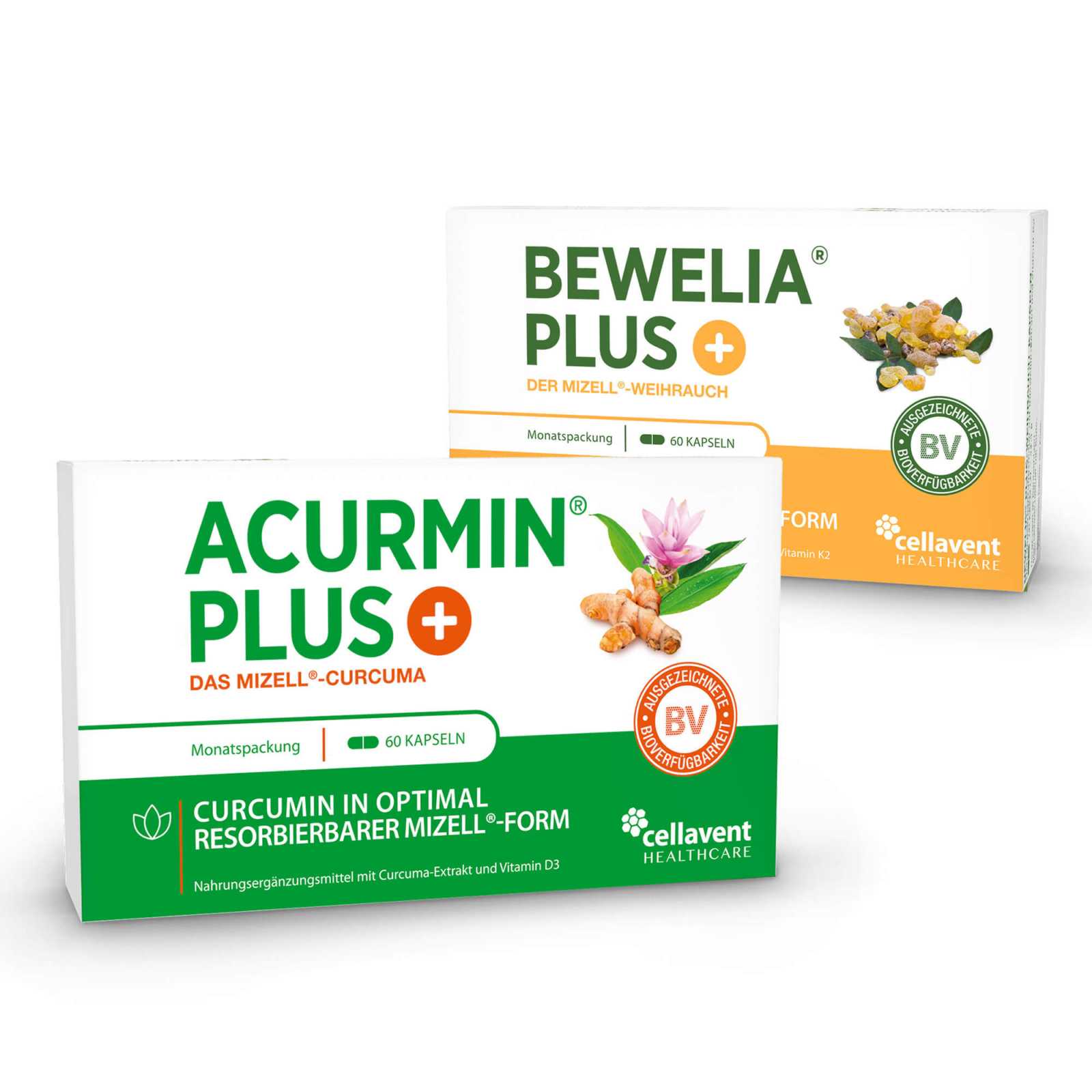 Sparpaket - Acurmin PLUS & Bewelia PLUS - Cellavent Healthcare