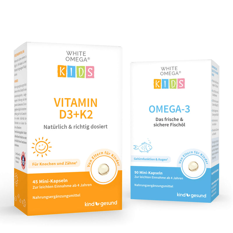 Sparpaket - WHITE OMEGA® Kids D3+K2